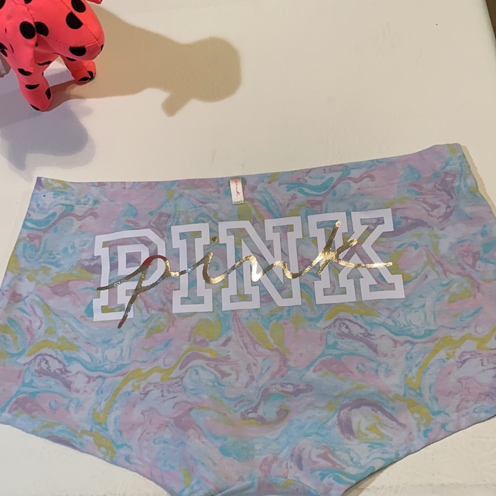 Bundle NWT VS Pink Logo BoyShorts Large - Picture 8 of 9